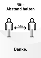 Kundenstopper-Plakat DIN A1 Motiv 8  | weiss