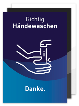 Plakat - Motiv 02 - Richtig Händewaschen 
