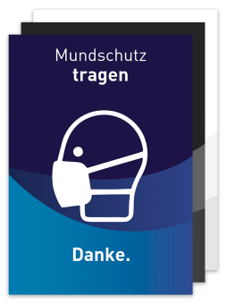 Plakat - Motiv 04 - Mundschutz tragen 