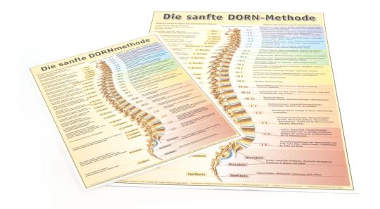 DIN A3 - Die sanfte DORNmethode - EN, IT, NL, FR, ES 