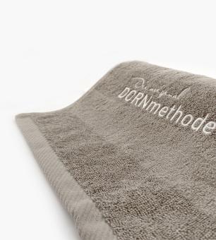 Handtuch mit DORN-Logo Duschtuch 70x140 cm | taupe  